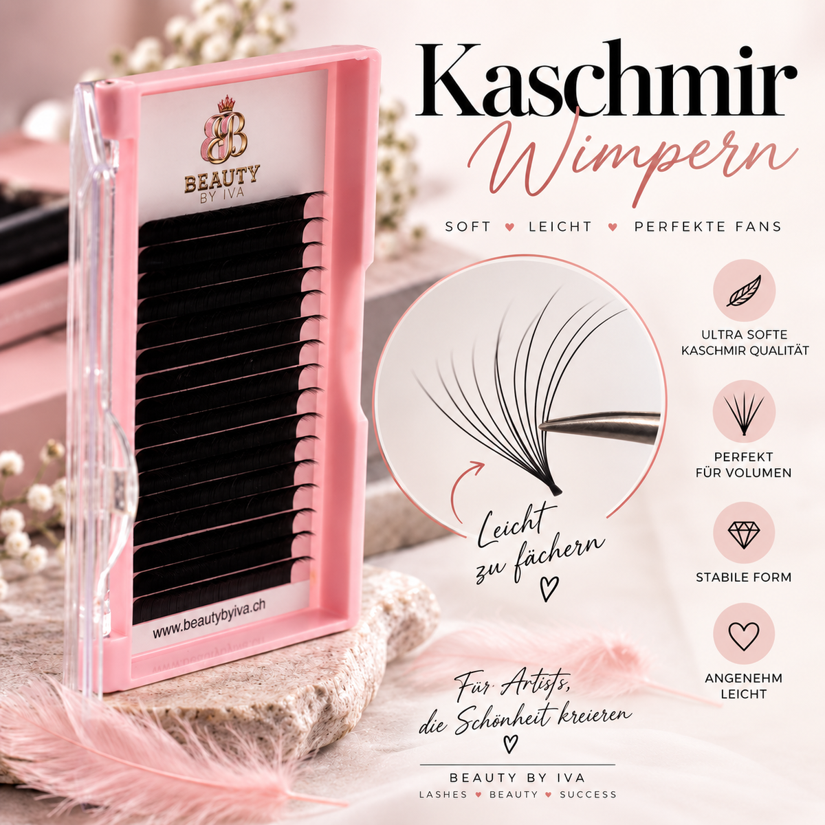 Kaschmir Wimpern – Premium Volume Lashes